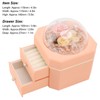 Forever Flower Double Drawer Octangle Gift Jewelry Packaging Storage Jewelry