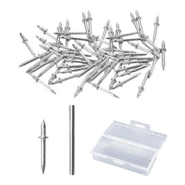 100pcs Double Headed Skirting Boards, 1 Mounting Sleeve, 1 Storage Box, Skirting Boards, Double Headed Skirting Boards, Double Headed Nails, Double Headed Screws for Skirting Board