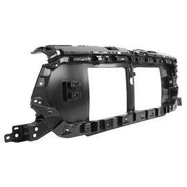 KUAFU Front Grille Base Back Bracket Compatible with 2019-2024 Dodge Ram 1500 Grill Support Plastic(ABS) Black