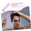 Ipetboom 3pcs Men's Hair Styling Comb Wide Tooth Detangler Barber