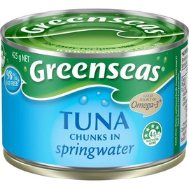 Greenseas Tuna Chunks in Springwater Canned Fish Canned Tuna 425g Can