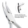 Stainless Steel Optical Eyeglasses Nose Pad Adjusting Pliers Eye Glasses