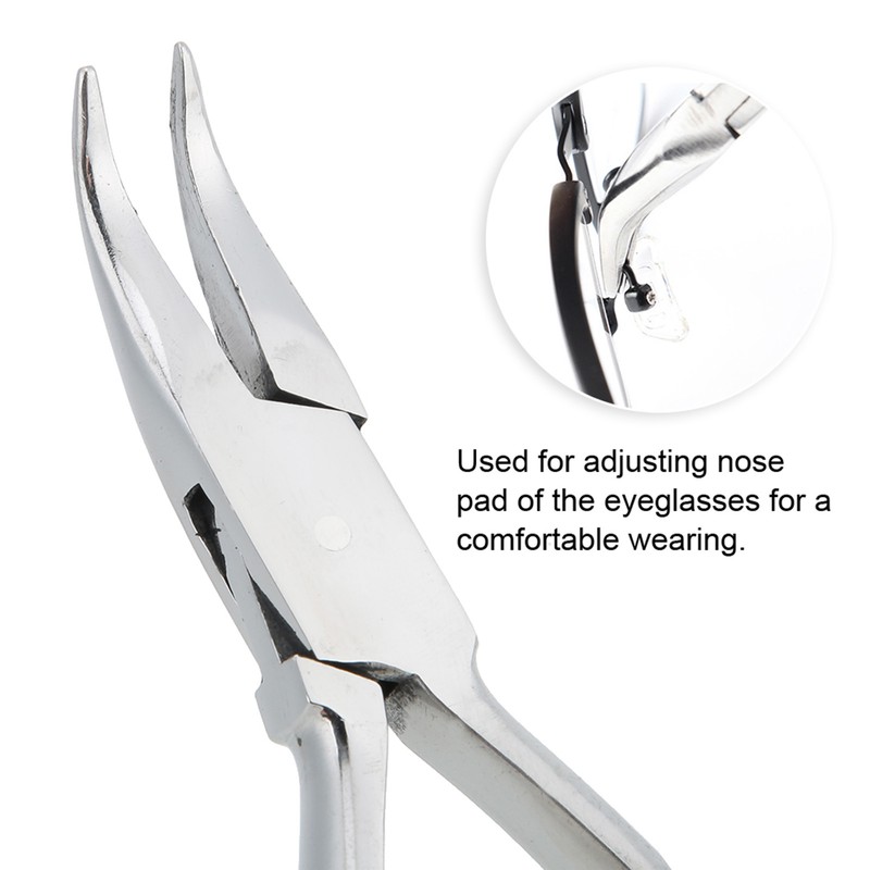 Stainless Steel Optical Eyeglasses Nose Pad Adjusting Pliers Eye Glasses