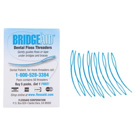 Floss Aid TDPS Bridge Aid Dental Floss Threader (Pack of 1000)