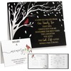 Cardinal Funeral Guest Book - in Loving Memory Guestbook with