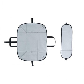 Portable Foldable Ironing Mat with Bag for Easy Storage on Business Trips Black