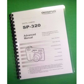 Unbranded/Generic Owners Manual for Olympus SP-320 SP320 Camera 191 Pages W/Clear Covers!