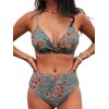 CUPSHE Bikini Sets for Women Two Piece Swimsuits High Waisted