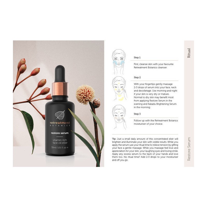 Retreatment Botanics Restore Serum, 30ml