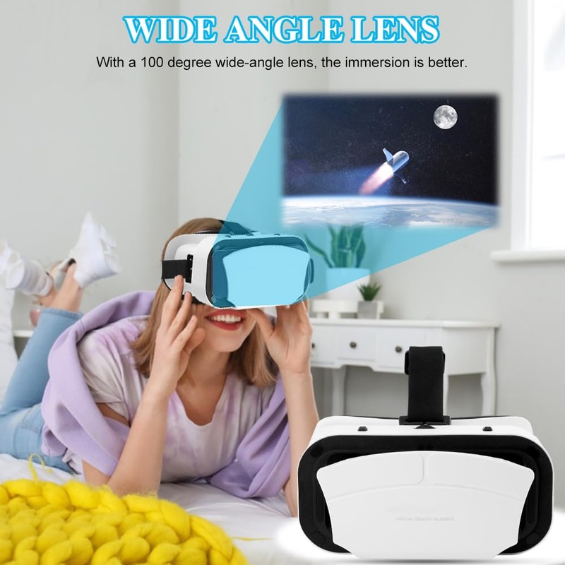 Virtual Reality Goggles, 3D VR Glasses Adjustable VR Virtual Reality