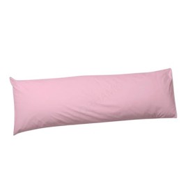 HOORHAM® Bolster Pillowcase Cover - Body Pillow Neck Support - Orthopaedic Bolster Large Pillowcase Cover Nursing Pregnancy Support Long Pillowcases (PINK, 4.6 FT)