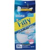 Fitty Silky Touch Soft Ear Elastics, White, Regular 6.5 x