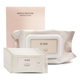Ohui Miracle Moisture Cleansing Sheets 60 Sheets + 25 Sheets / 오휘 미라클 모이스처 클렌징 시트 60매 + 25매