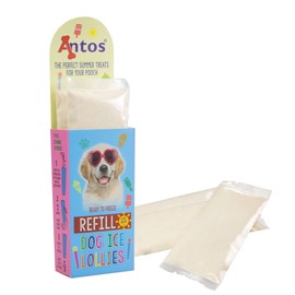 3 x powder for refilling ice lollies for dogs