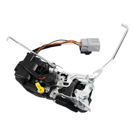 X AUTOHAUX Power Door Lock Actuator Assembly Motor with Cable 931-493 6903004010 Front Right Passenger Side Door Latch for Toyota Tacoma 2.4L 2.7L 3.4L Black
