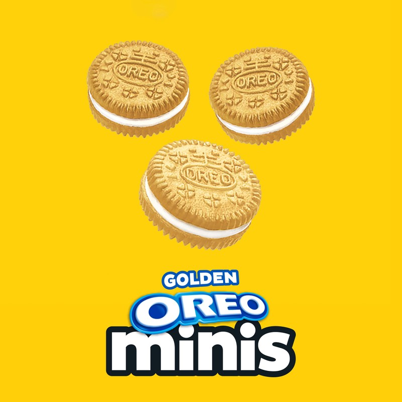 OREO Minis Golden Sandwich Cookies, 3 oz