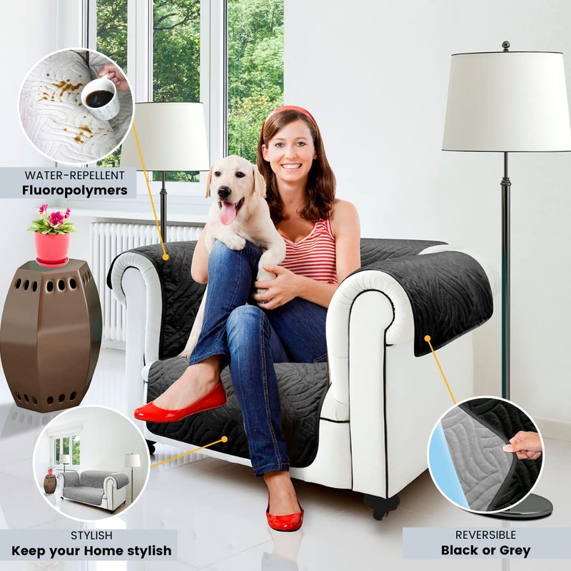 BEST DIRECT Sofa Cover Individual - 2 Seats - 3