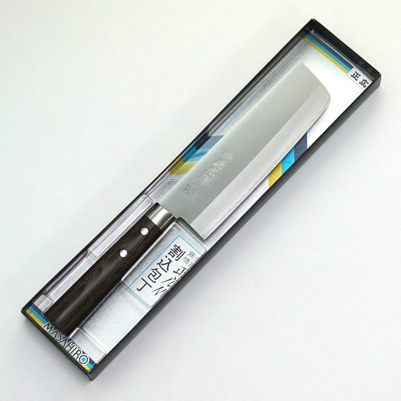 正広作 MC割込包丁 MC-800 薄刃型 160mm 10382