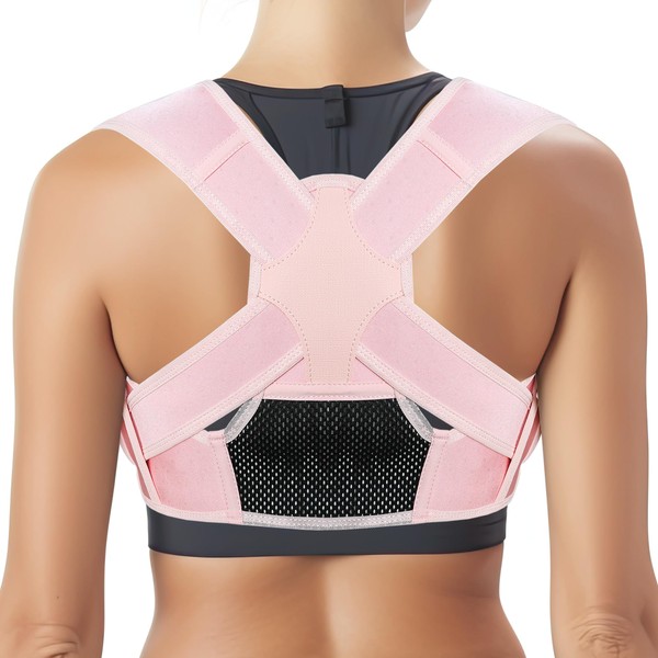 Zamnes Posture Corrector for Men and Women, Comfortable and Adjustable Cervical Corrector, Ideal for Your Daily Life, Back Corrector to Correct Your Posture and Back Pain