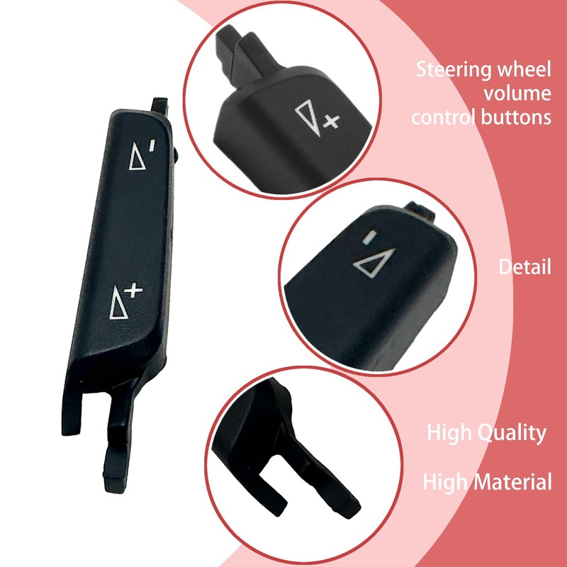 YananAC Steering Wheel Control Buttons Car Steering Wheel Volume Control