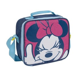 CERDÁ LIFE'S LITTLE MOMENTS Minnie Mouse Cool Bag - Pink - 21.5 x 8.5 x 19 cm - Small Backpack with Zip and Adjustable Handle - Original Product Designed in Spain, Pink, Casual