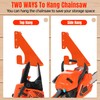Jeogejin Chainsaw Hanger, 2 Pack Chainsaw Wall Mount, Heavy Duty