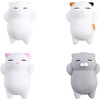 Squishies Kawaii, 4 Pcs Cat Squishy Mini Squishies Stress Mochi