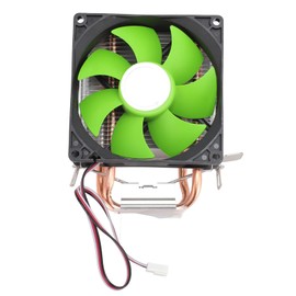 CPU Cooler, 48CFM DC12V Dual Heat Pipe CPU Cooling Fan Replacement CPU Cooling Fan for LGA 775 1150 1151 1155 1156 1200 (Not Luminous Version)