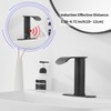 GGStudy Matte Black Automatic Sensor Touchless Bathroom Sink Faucet with