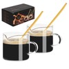 Mcupper 2 Pack Espresso Cups 4 OZ, Double Spouts Cups