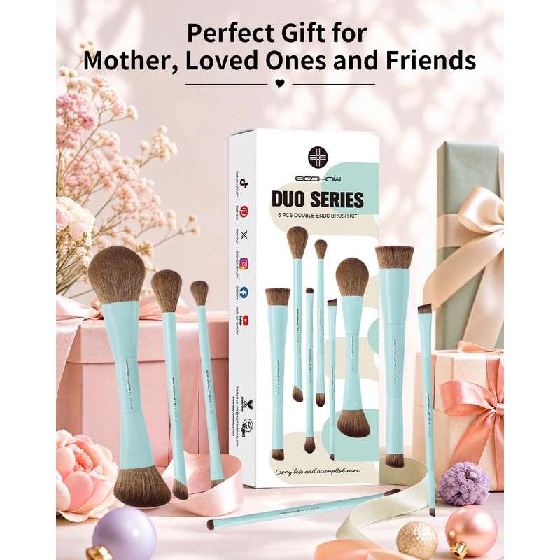 Makeup Brushes Set, Double-Ended Makeup Brush