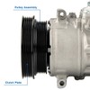 AUTOSITY 198567 AC Compressor for Jetta 2005-2014 2.5L,Passat 2012-2014 2.5L,Beetle