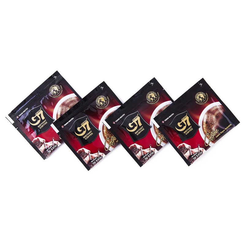 G7 Black Instant Vietnamese Coffee 14.1oz(400g), 200 Sticks