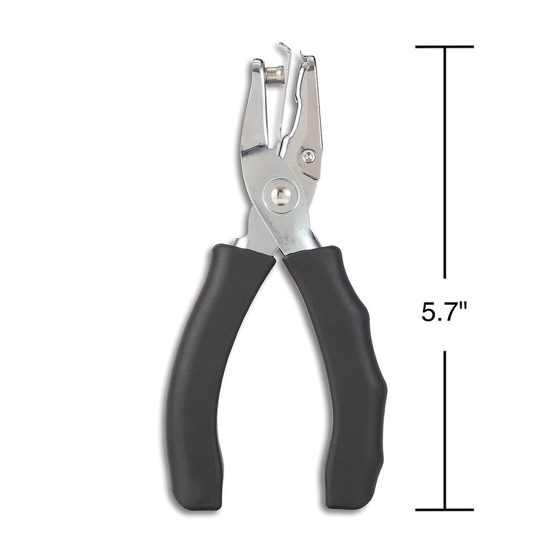 Staples Premium 1‑Hole Punch, 5‑Sheet Capacity – Metal Single‑Hole Punch