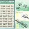 Short Lash Clusters 8-9MM Natural Eyelash Clusters Invisible Band Cluster