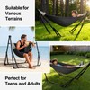Chloraeon 2-in-1 Kids Hammock & Swing Chair - Adjustable Folding