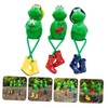 LABRIMP Resin Frog-Shaped Ornaments 3 Pack Decorative Craft Living Space