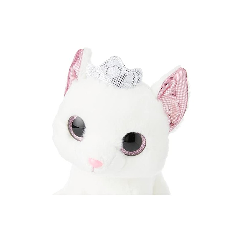 Aurora World 60876 Duchess White Cat with Crown 7In