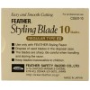 Feather 13365 Styling Blade Regular Type Ex, Box of 10
