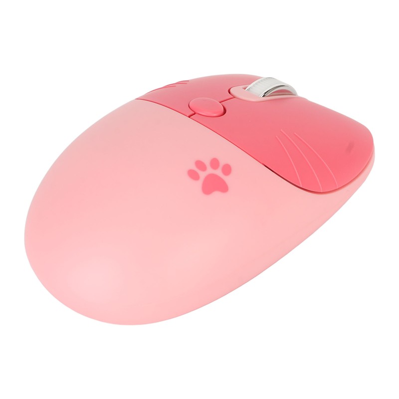 2.4G Cat Wireless Mouse Mute USB Receiver Cute Portable 3