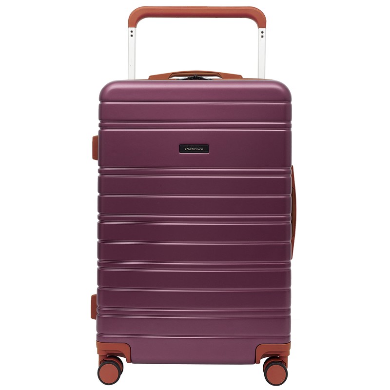 Travelers Club 20" Navigate Luggage, Burgundy, 2PC Set