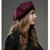 Superora Women's Beret Winter Hat Fashion Classic Wool Soft, red