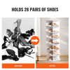 Happybuy 7-Tier Rotating Shoe Rack Tower, 360° Spinning Shoe Display,