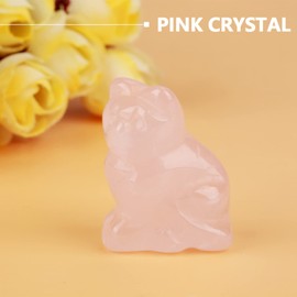 Ausla Steindekoration, Rosa Kristall-Heilstein, Heilkristalle