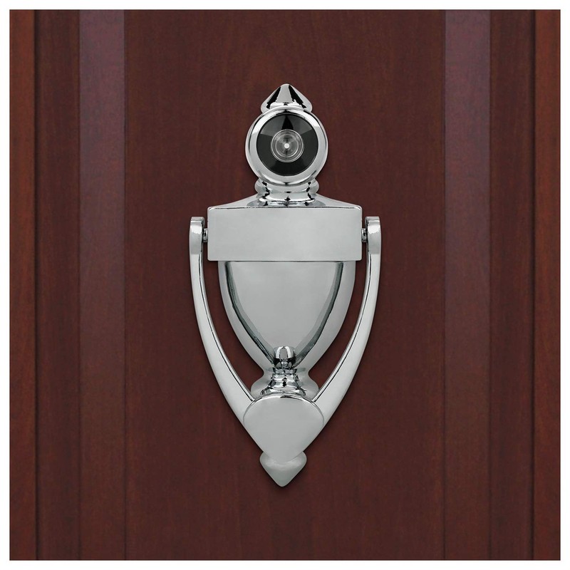 NUK3Y PRODUCTS K3 Nuk3Y Door Knocker and Viewer, 9/16" Hole,