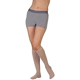 Juzo 3512MXADFF5SB00 V Dynamic Max 30-40 mmHg Full Foot Knee High Stockings with 5 cm Silicone Border - Seasonal, V - Extra Large