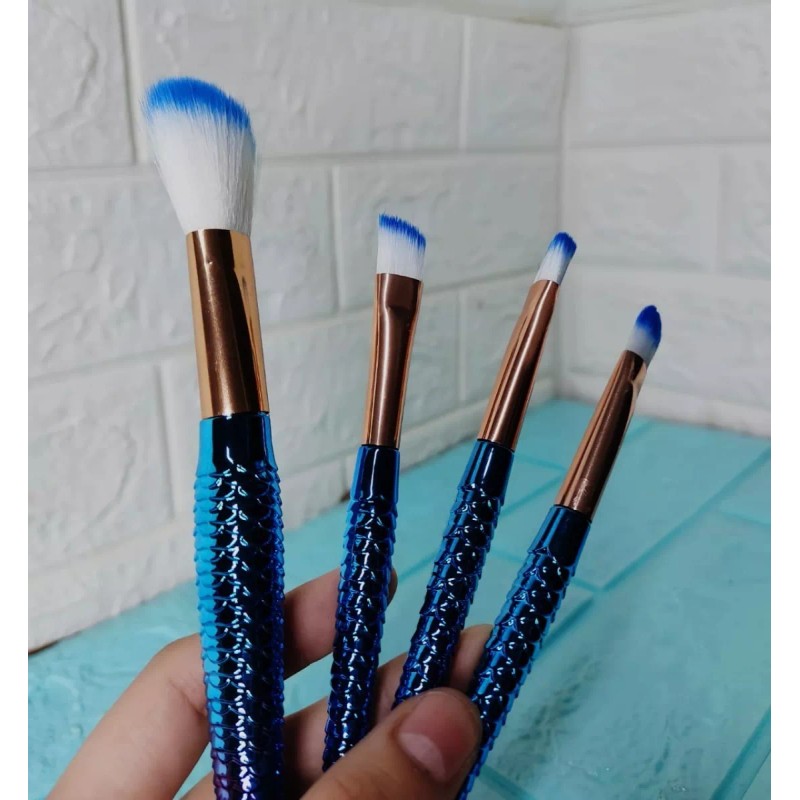 KH Brochas Sirena Maquillaje 12 Sets De 4pz Mayoreo Regalo