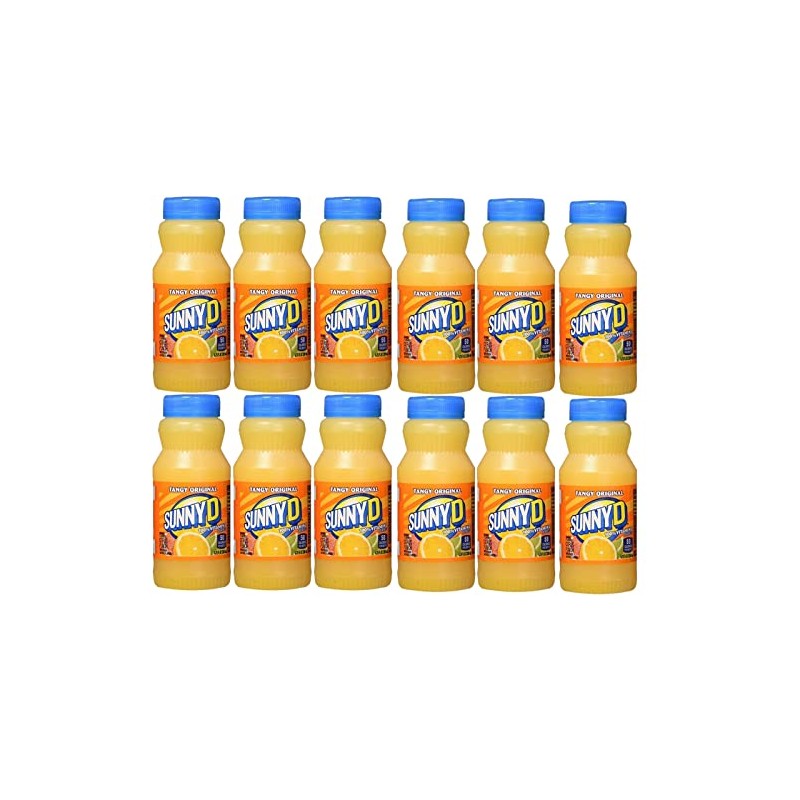 BEEQ BOX - Pack of 12 SunnyD Tangy Original Orange