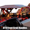 X AUTOHAUX 1 Set Front Grab Handles Aluminum Alloy UTV