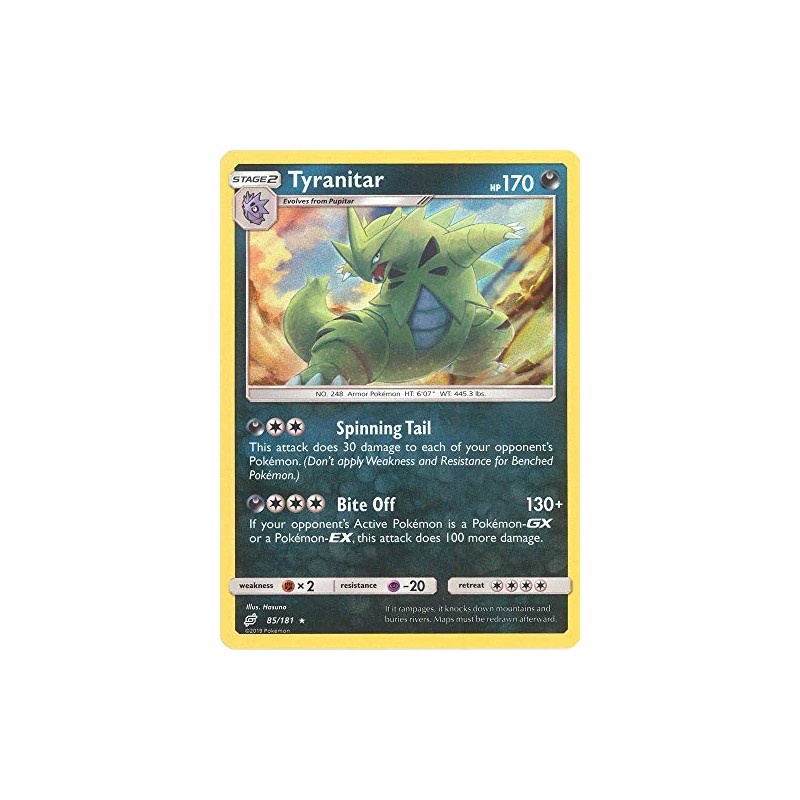 Tyranitar - 85/181 - Holo Rare - Team Up